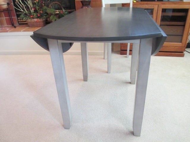 Dorel Home Products 2 Tone Drop Leaf 3 Piece Dinette Set - 8