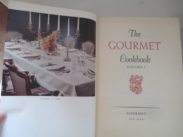 1950's "The gourmet Cookbook" 2 Volume Set in Cardboard Sleeve - 4