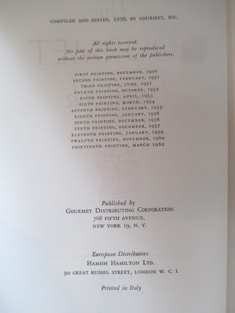 1950's "The gourmet Cookbook" 2 Volume Set in Cardboard Sleeve - 5