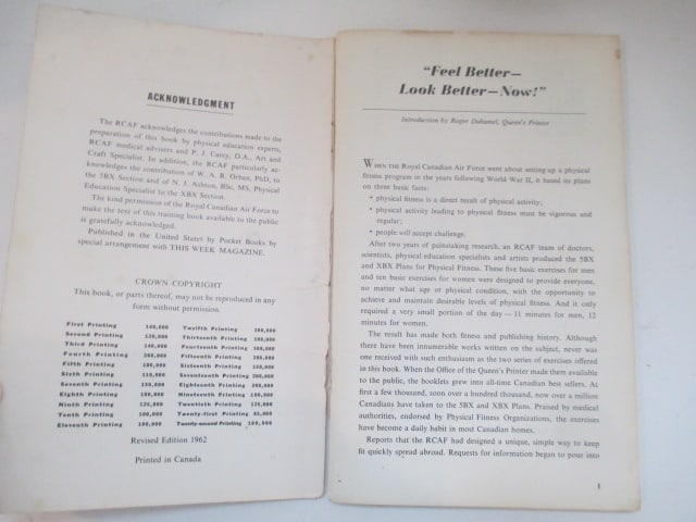 Military Aviation Coffee Table Book, 1950's "Royal Canadian Air Force Exercise Plan"Booklet and - 10