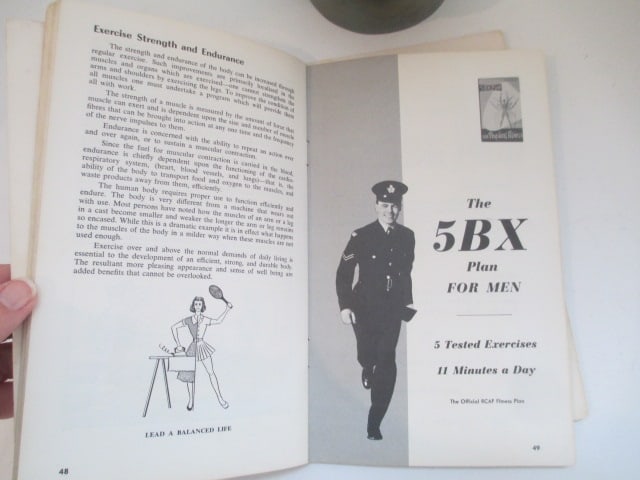 Military Aviation Coffee Table Book, 1950's "Royal Canadian Air Force Exercise Plan"Booklet and - 12