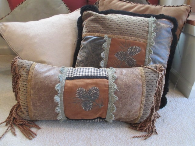 Eight Large Decorative Throw Pillows - 2