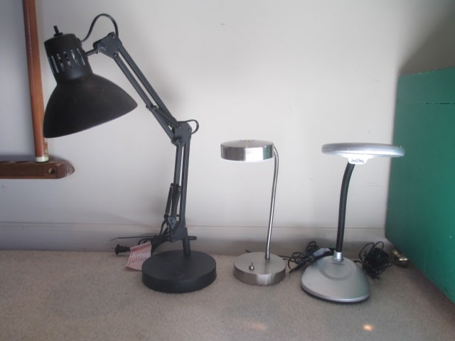 Three Task Desk Lamps (1 of 8)