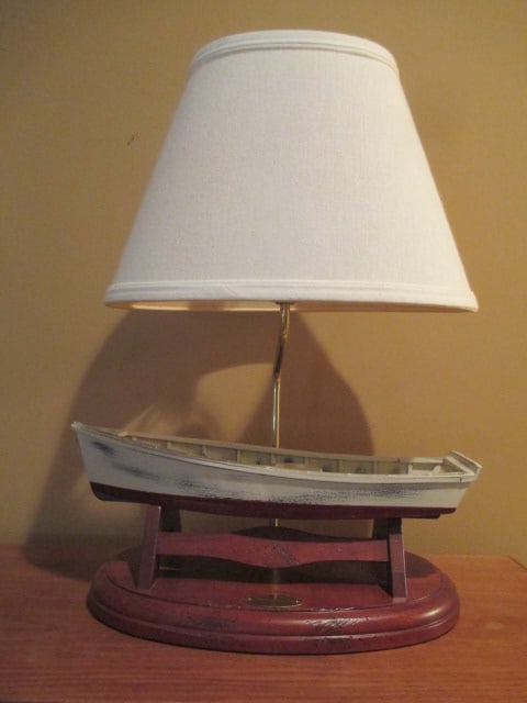 "Shove Skiff" Model Row Boat Table Lamp (1 of 8)