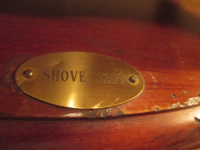 "Shove Skiff" Model Row Boat Table Lamp - 5
