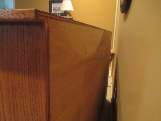 Oak Double Dresser with Wrought Iron Pulls - 10