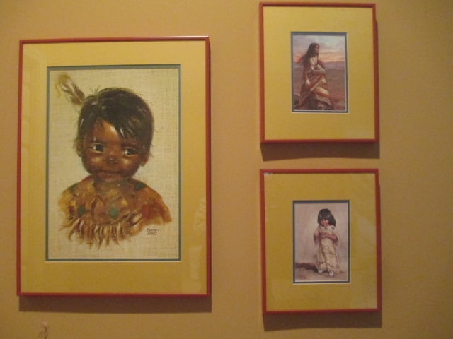 Three Native American Prints with Matching Frame and Mats (1 of 10)