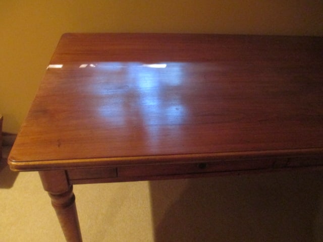 Antique Mahogany Standard Furniture Co. Kitchen Table with Drawers - 2