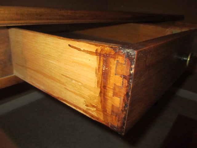 Antique Mahogany Standard Furniture Co. Kitchen Table with Drawers - 6