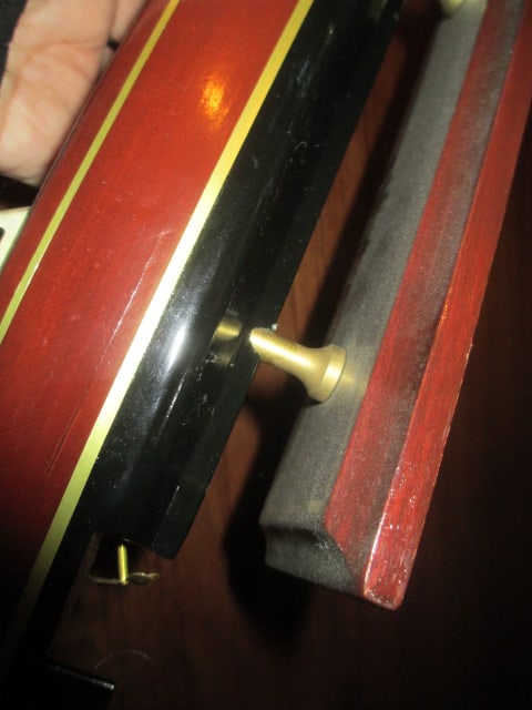 Wood Scale Model Chris-Craft Triple Cockpit Runabout Speed Boat on Wood Stand - 7