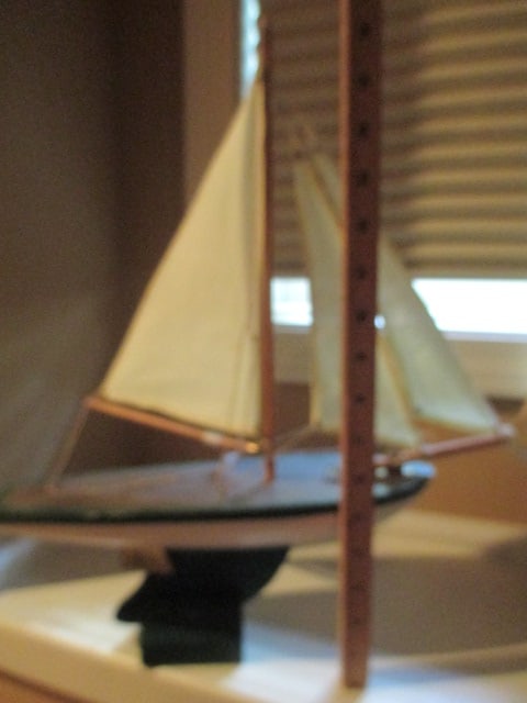 Wooden Model Sailboats and Fishing Boats - 4