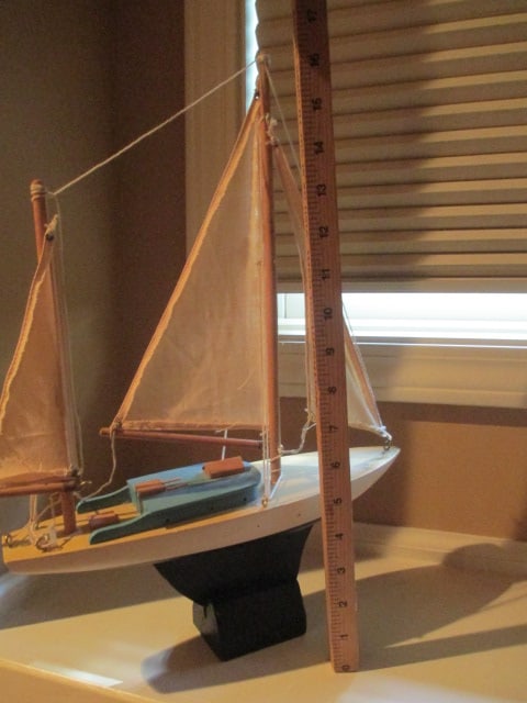 Wooden Model Sailboats and Fishing Boats - 8