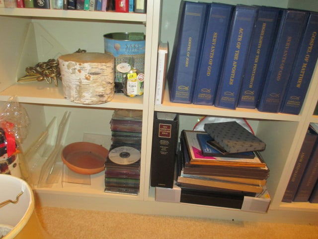 Closet Contents-LARGE Collection of Theology/Inspirational Devotional Books and Study Guides, - 11