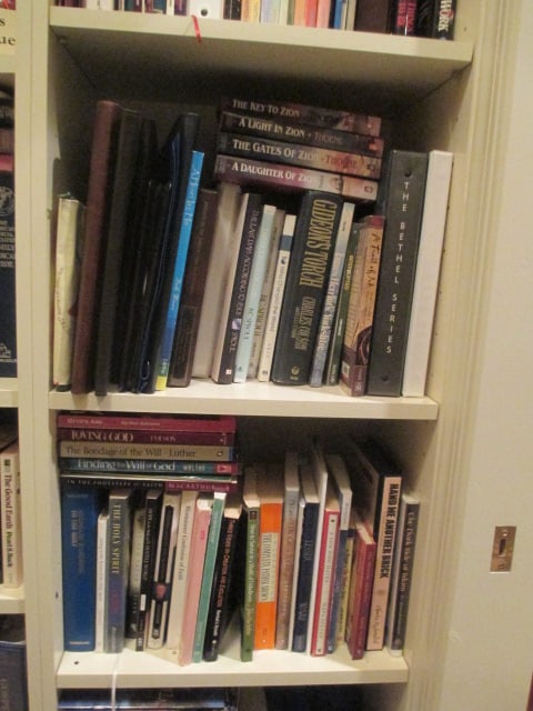 Closet Contents-LARGE Collection of Theology/Inspirational Devotional Books and Study Guides, - 13
