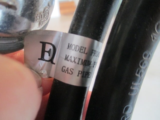 ED Model FR00A Liquid Propane Regulator Hose - 3