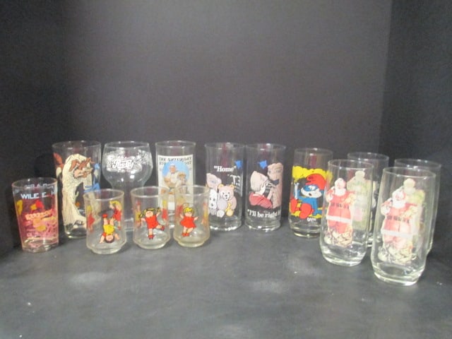 McDonald's, Saturday Evening Post, Cabbage Patch Kids,: Pizza Hut Collectible Glasses (see all pictures) 