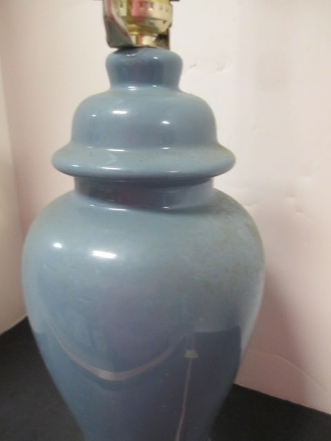 Blue Ceramic Accent Lamp - 2