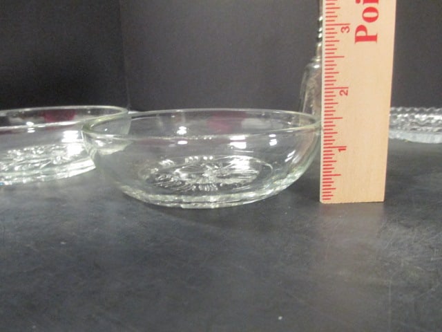 Glassware Grouping & Avon Silverplate Bell - 8