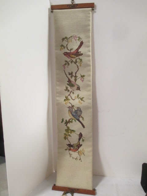 Needlepoint Door Bell Pull, Needlepoint Door Stop, - 2