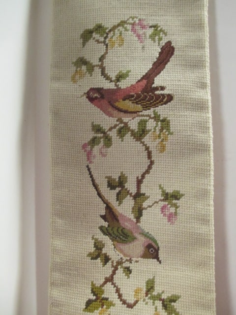 Needlepoint Door Bell Pull, Needlepoint Door Stop, - 3