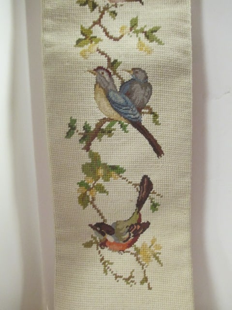 Needlepoint Door Bell Pull, Needlepoint Door Stop, - 4