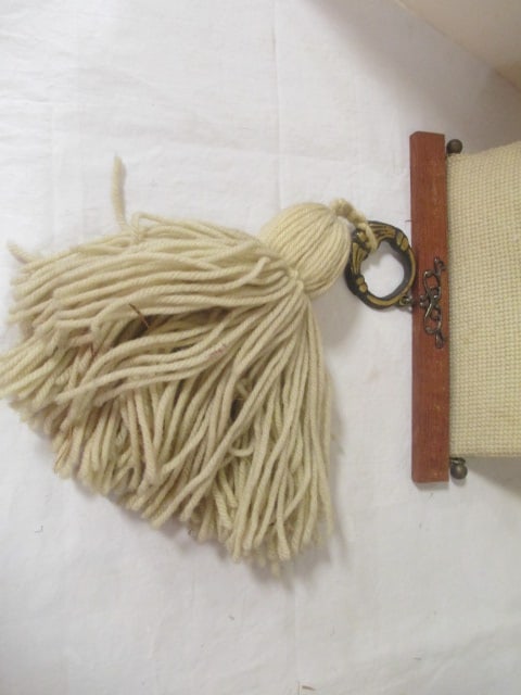 Needlepoint Door Bell Pull, Needlepoint Door Stop, - 5