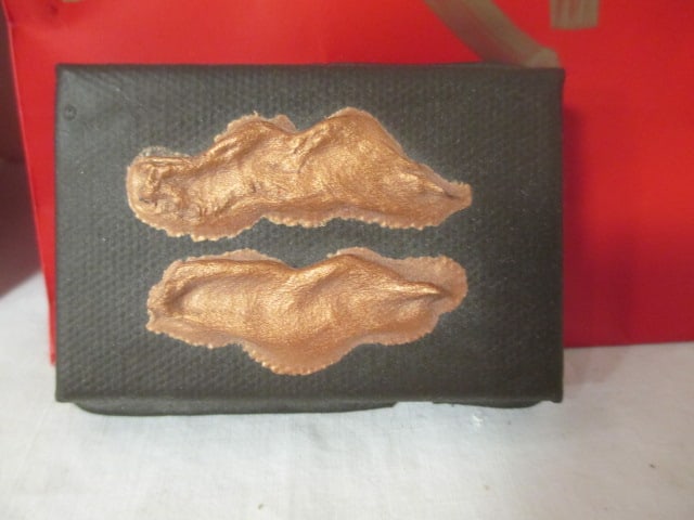 Mora Abstract Raised Art Pieces (Lot of 2) in Red Bags - 5