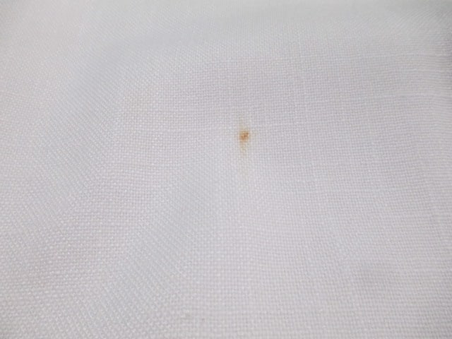 White Linen (Lot of 2) Tablecloths & 12 Matching Napkins - 8