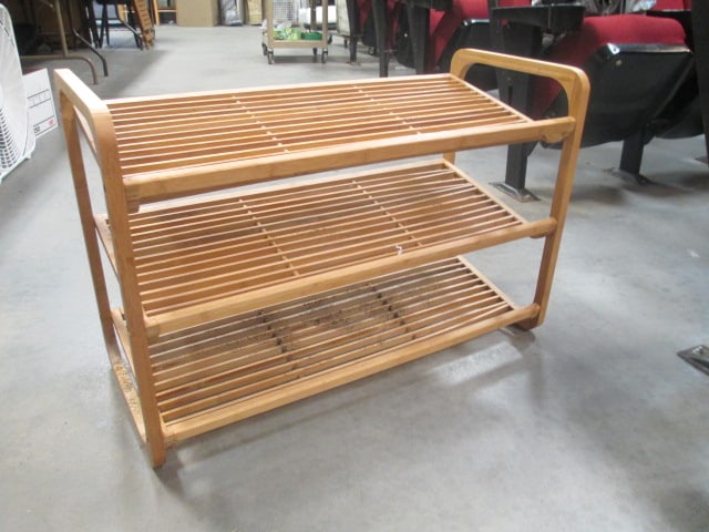 3 Tier Bamboo Shoe Rack (1 of 6)