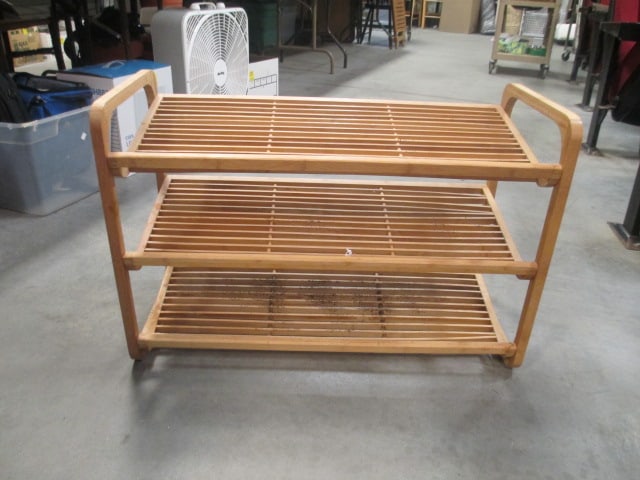 3 Tier Bamboo Shoe Rack - 2