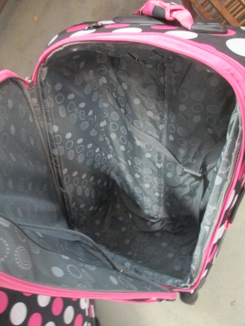 2 Pc Rockland Polka Dot Rolling Luggage Set - 4