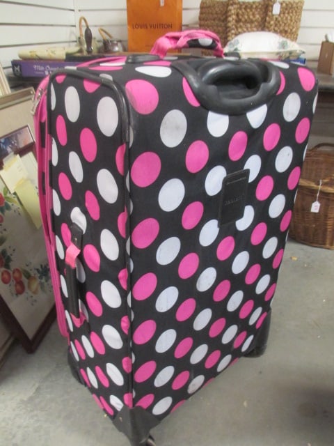 2 Pc Rockland Polka Dot Rolling Luggage Set - 7
