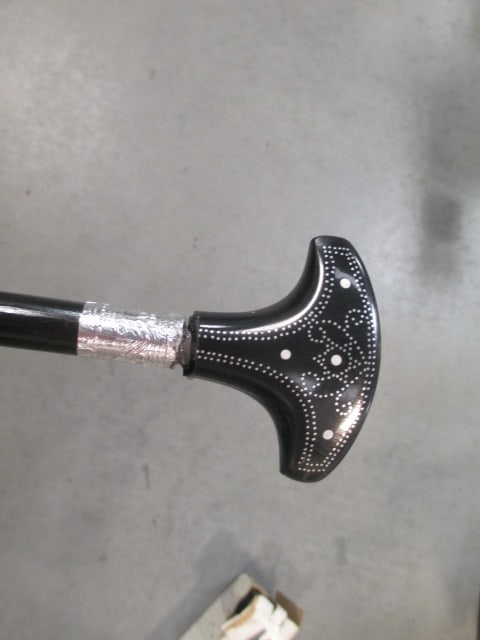 Wood Cane w/Embellishments 37" & Safe & Secure Home - 2