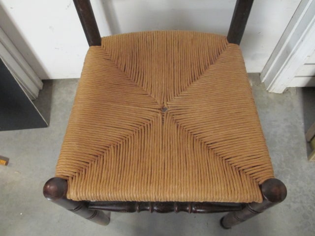 Rush Seat Ladder Back Chair - 2