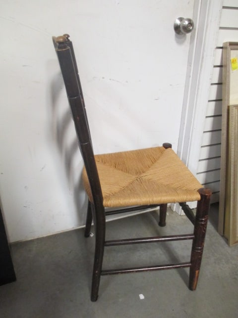 Rush Seat Ladder Back Chair - 4