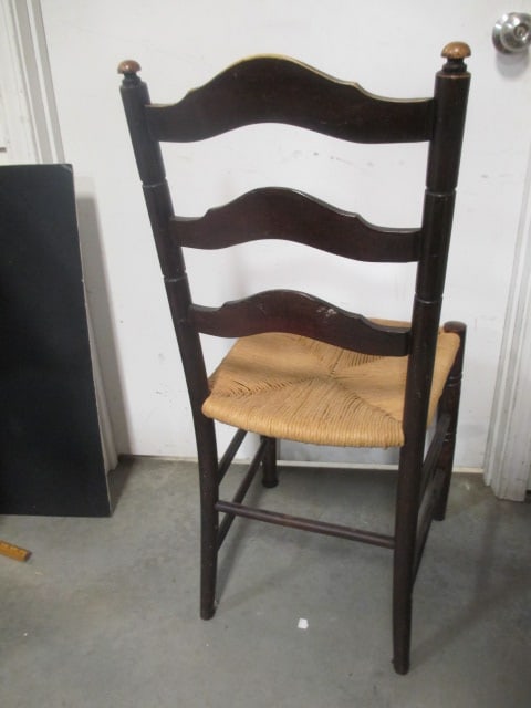 Rush Seat Ladder Back Chair - 5