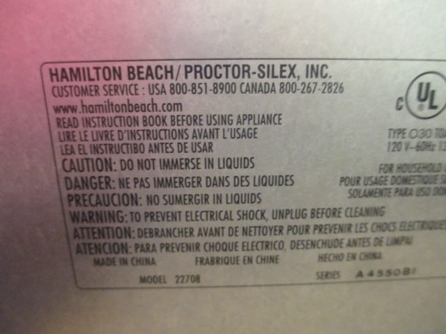 Hamilton Beach Small Countertop Toaster Oven - 5