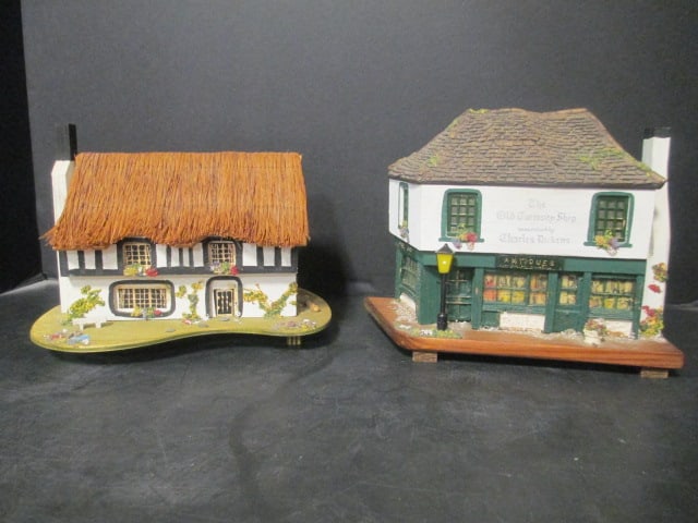 Pauline Ralph 'Old Curiosity Shop & Thatched Cottage Music Boxes (1 of 13)