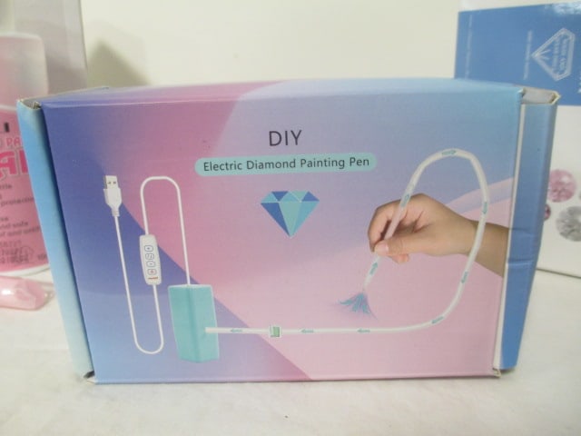 Electric Diamond Painting Pen, Diamond Pt. Wash & Wear Drill, - 4