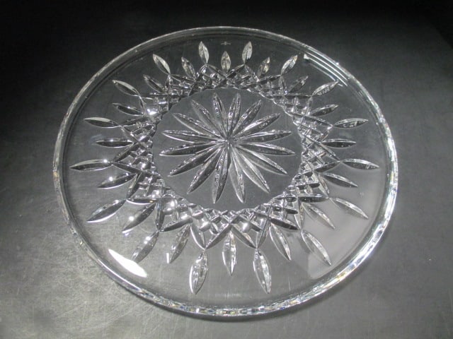 Waterford Crystal Tray: 12 1/2" Dia. 