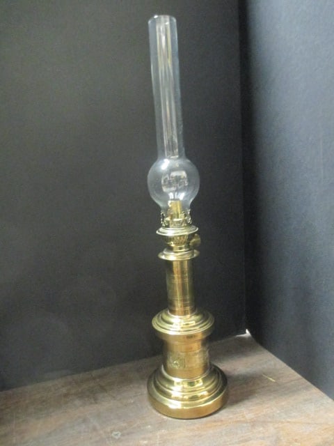 French Pump Brass Lamp (1 of 7)