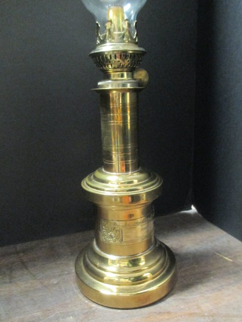 French Pump Brass Lamp - 2