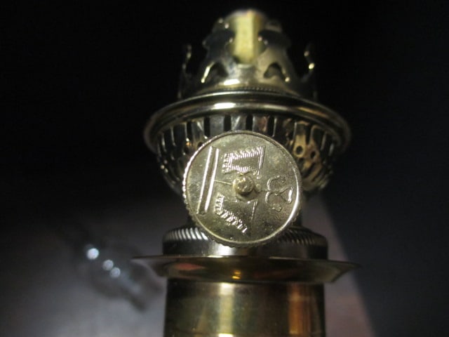 French Pump Brass Lamp - 4