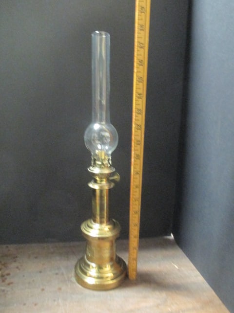 French Pump Brass Lamp - 7