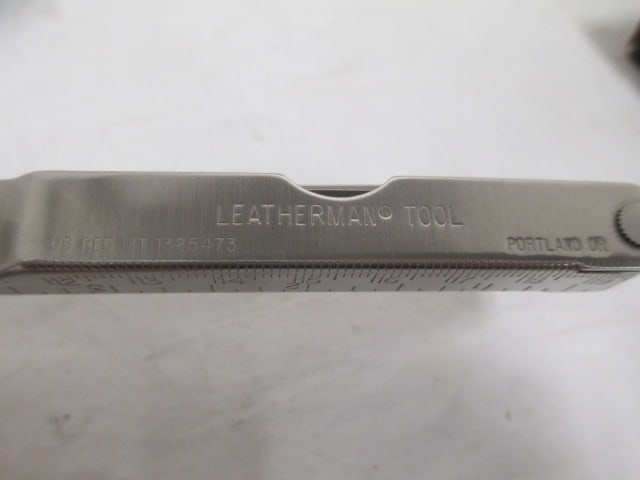 2 Leatherman Tools & Knife w/Leather Sheath - 10