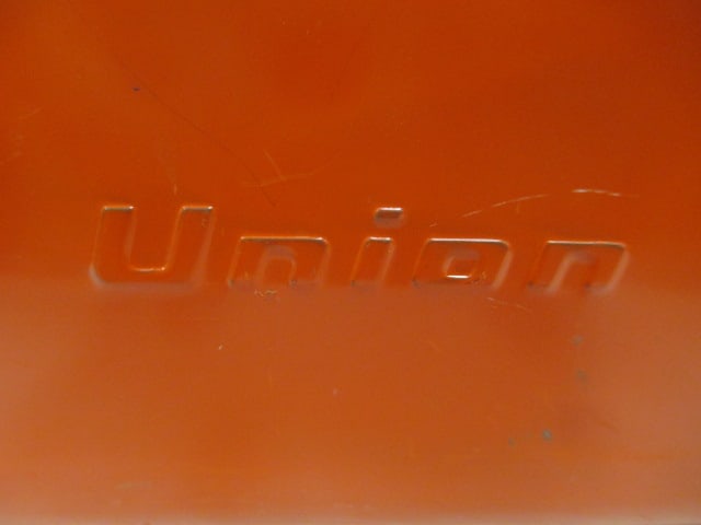 Union Red Metal Tool Box w/contents - 3