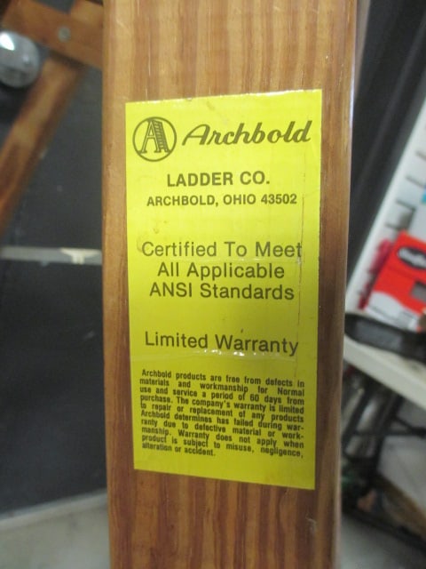 Archbold Wood Step Ladder - 2