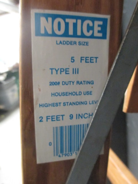 Archbold Wood Step Ladder - 7