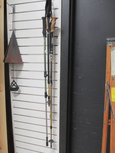 Leki (Lot of 2) Titanium Hiking Sticks & 2 REI Hiking Sticks: . 