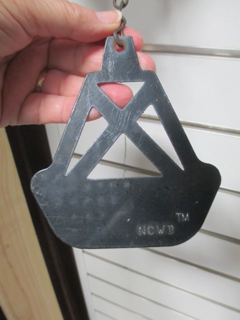 Vintage North Country Wind Bells "Camden Reach Bell" Metal Iron Triangle Wind Chime - 3